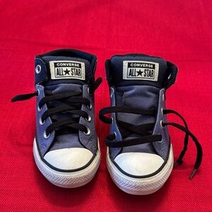 Converse Kids' Navy and White Sneakers